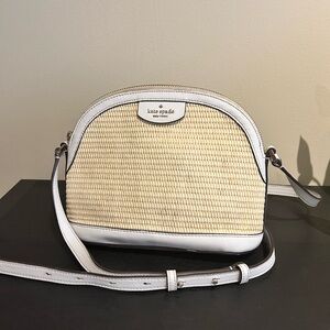 Kate Spade Cream and White Crossbody Bag